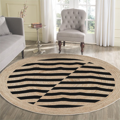 Judith Round Cotton Area Rug