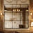 Antique Square Wall-Mounted Mirror