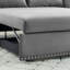 Sleeper Sofa Bed W/USB Port, 3-In-1 Adjustable Sleeper With Pull-Out Bed, 2 Lumbar Pillows And Side Pocket, Soft Velvet Convertible Sleeper Sofa Bed, Suitable For Living Room Bedroom-624966432