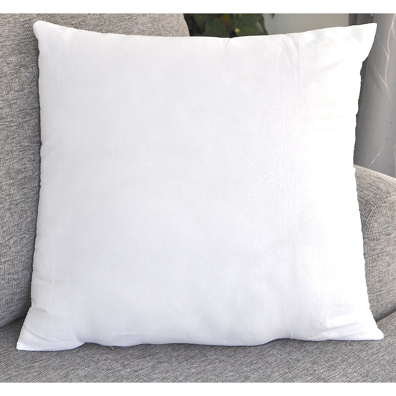 Solid Reversible Pillow Insert, Poly Fiber, 16"H x 16"W
