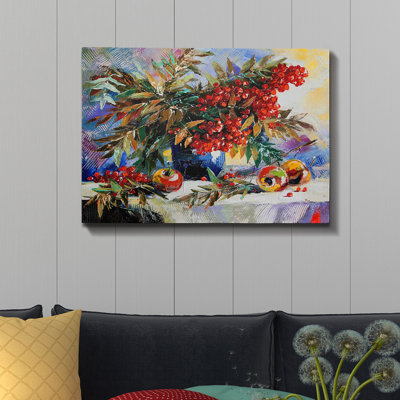 Superbe peinture sur toile décorative de 19,7 po x 27,6 po | 100% toile avec cadre 100% bois (1,2 po d'épaisseur) | Parfait pour le décor du salon et de la chambre à coucher, des couleurs éclatantes et un design intemporel