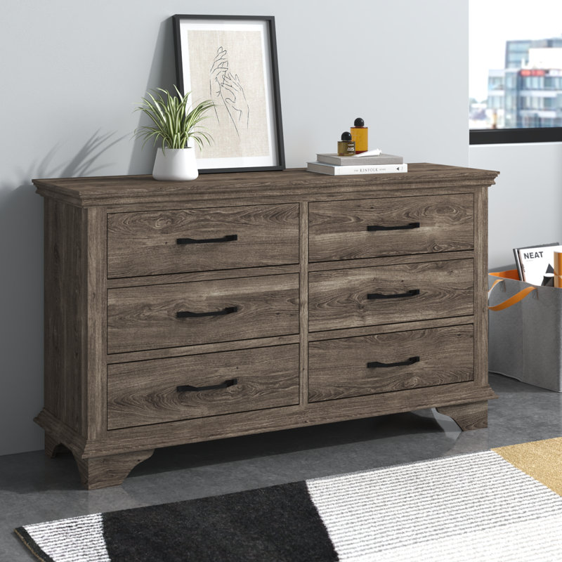 Commode double 6 tiroirs l 60 po Waldenburg