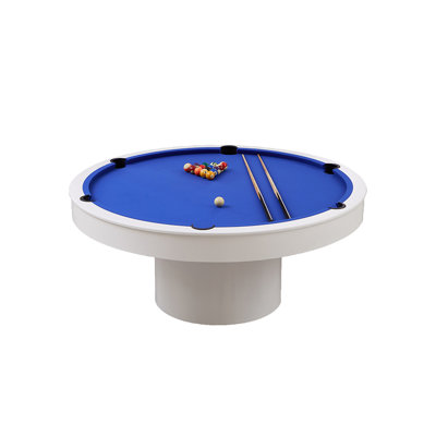 70.87"Round Luxury 2-in-1 Pool & Conference Table with Cover Plate