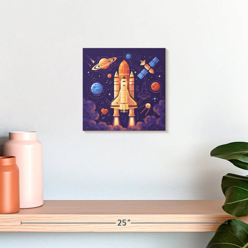 Ashelle Children's Outer Space, 10" H x 10" W