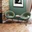Upholstered Swivel Barrel Chair