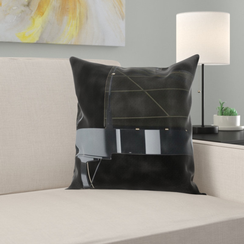 Housse et insert de coussin carré piano