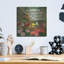 «August Garden Birds Fall Feast» par William Vanderdasson, August Grove, art mural en métal-50399991