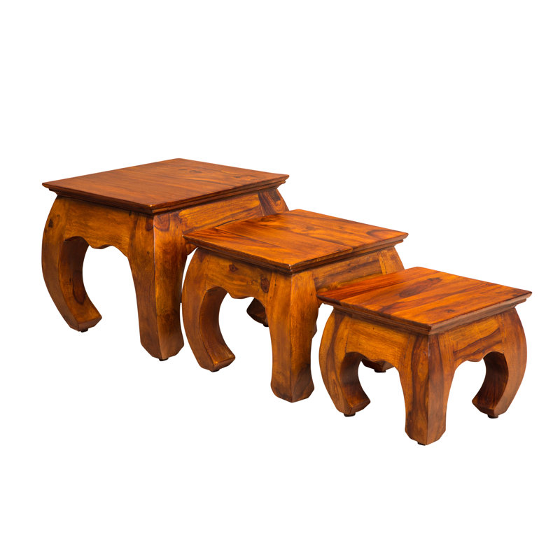 Solid Wood Accent Stool