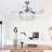 Deshuna 42'' Ceiling Fan with LED Lights