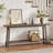 70.9" Extra Long Console Table, 2-Tier Narrow Sofa Table Behind Couch, Industrial Farmhouse Entryway Table-726455827