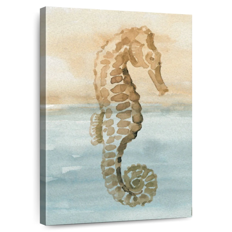 Brampt paisible sable et mer, H 12 po x l 8 po