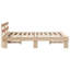 Bed Frame With Headboard Solid Wood Pine-1574490359-1574490357