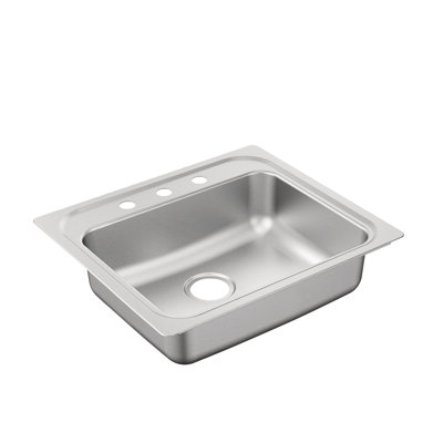 2000 Series 25" x 22" Drop-In Kitchen Sink