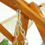 3 Person Pine Porch Swing with Canopy