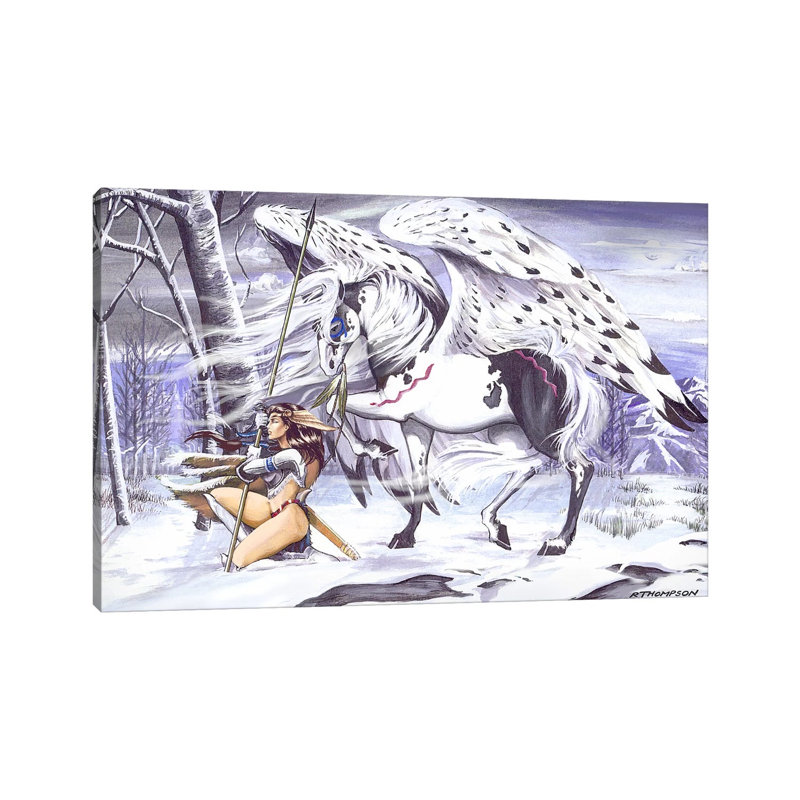 Rites Of Winter by Ruth Thompson - No Frame Gallery-Wrapped Canvas Giclée on Canvas, 20.32cm H x 30.48cm W x 1.91cm D