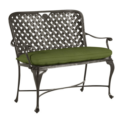 Provance Aluminum Bench - Slate Gray