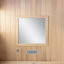 Sauna noir infrarouge FAR pour 2 personnes avec contrôle intelligent activé par le WiFi, fabriqué à partir de cèdre japonais - avec lumière rouge, haut-parleur Bluetooth et éclairage de chromothérapie