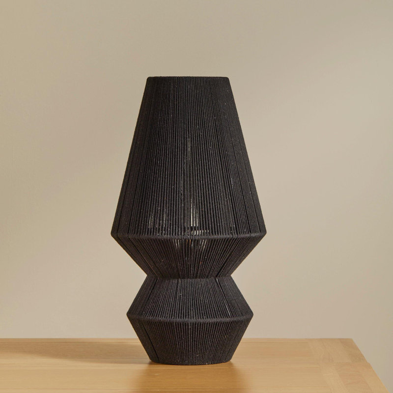 Aksoyn Iron Novelty Lamp, Black, 55cm H x 30cm W x 30cm D