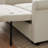 55'' Convertible Loveseat Sleeper Sofa Velvet Upholstery Adjustable Pull Out Bed Removable Armrests for Living Room-1986638346