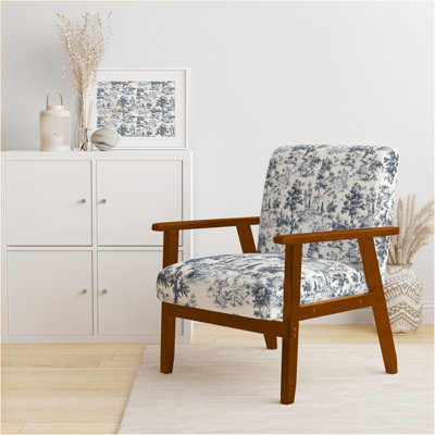 Chaise rembourrée Modern - Fauteuil noir délavé