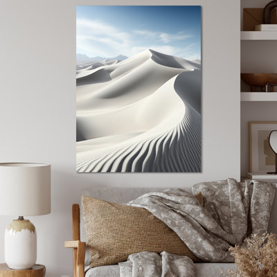 «Desert Dreams Minimalisme Embrace IV», art mural sur toile