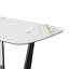 Table de salle à manger rectangulaire avec pieds en tréteaux en métal-449921225