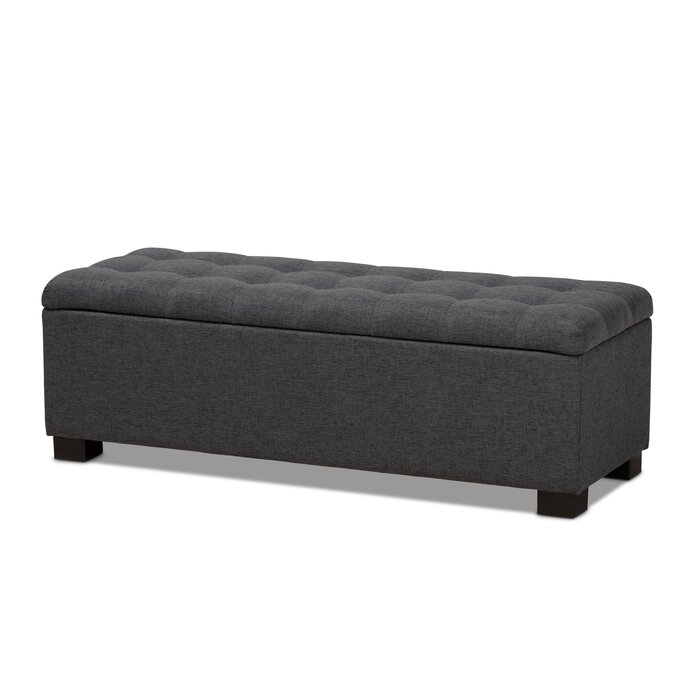 Latitude Run® Kareem Upholstered Flip Top Storage Bench & Reviews | Wayfair