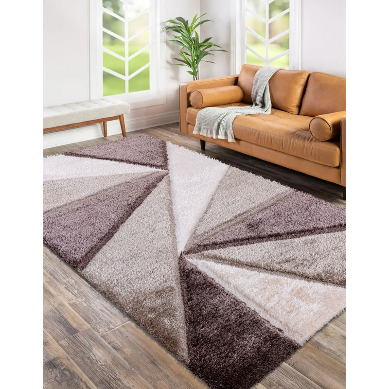 Solid Colour Area Rug, Rectangle 60 x 110 cm