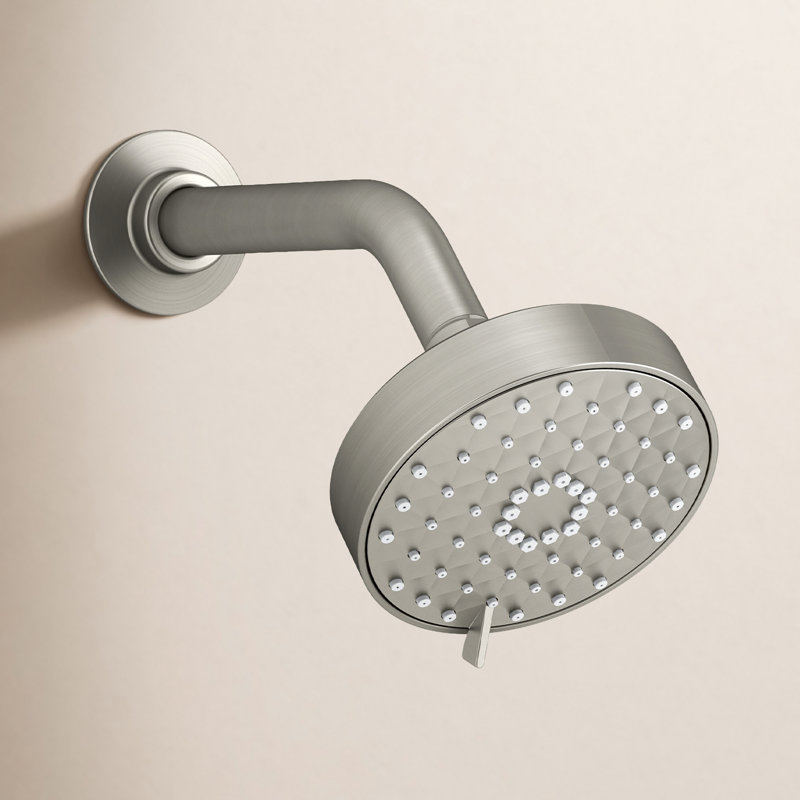 Awaken G110 Full/Standard Low Flow Shower Head 2.0 GPM, Vibrant Brushed Nickel