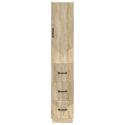 1 -Door 3 -Drawer 2 -Shelf Storage Cabinet