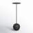 Walt Round Iron Pedestal End Table 