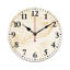 Décoration murale en marbre beige tourbillon 12 po x 12 po