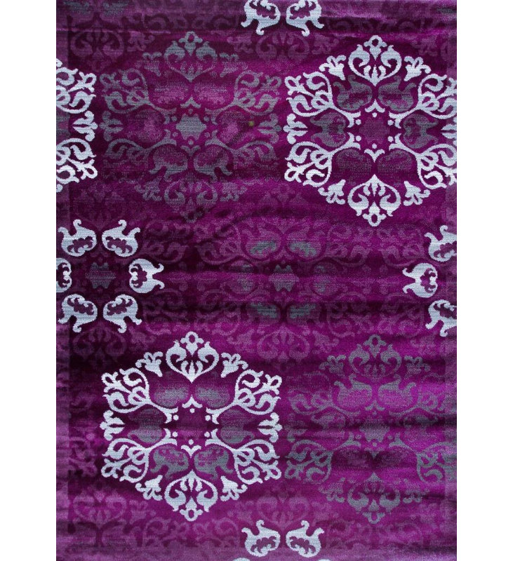 Tobis violet tapis intérieur/extérieur, 2' x 3'