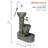 Robey Metal Weather Resistant Floor Fountain