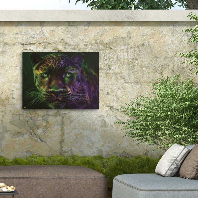Toile d'extérieur noire Michael Jaguar, H 14 po x l 19 po