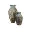 Ragusa - Large Urn Planter - Antique White, Blue Drip