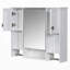 Armoire murale de salle de bain moderne avec miroir 35 po x 28 po-480153638