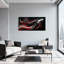 Animaux, baleine, rouge, noir, blanc, artistique, motif abstrait-168424414