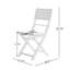 Ensemble de salle à manger pliable, blanc