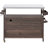 Ample Storage Outdoor Kitchen Island - Stainless Steel Top & Spice Rack Solid Wood Grill Internal-324117372