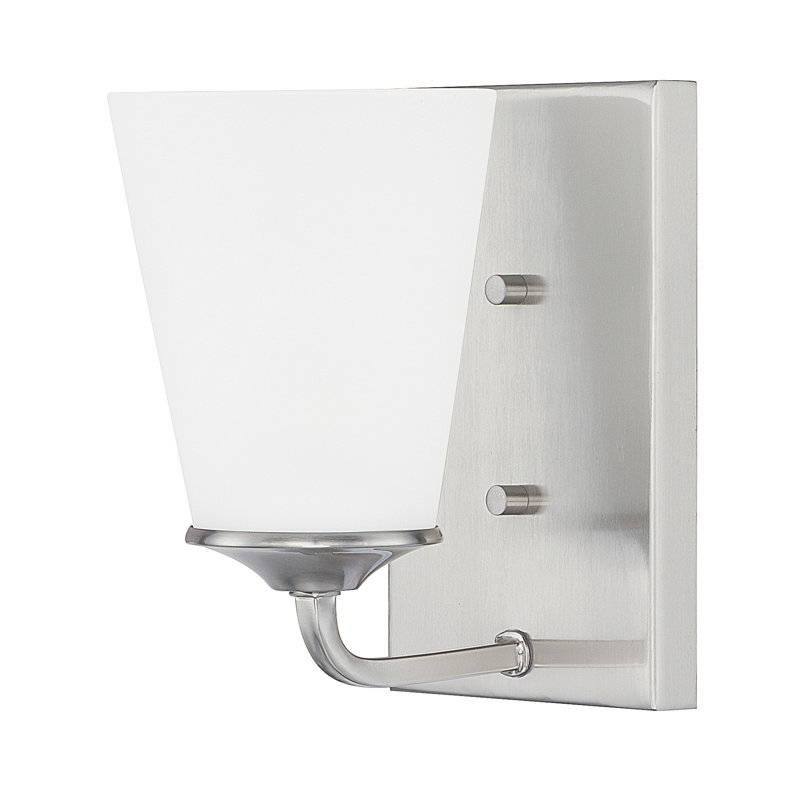 Braylon Armed Sconce, Brushed Nickel