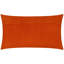 Clauda Abstract Orange Rectangular Cushion Cover