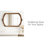 Tulughan Engineered Wood Flat Mirror