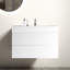 Armoire de salle de bain 36 po - Finition blanche, silencieuse, grand meuble-lavabo moderne-1136530193-1136530192