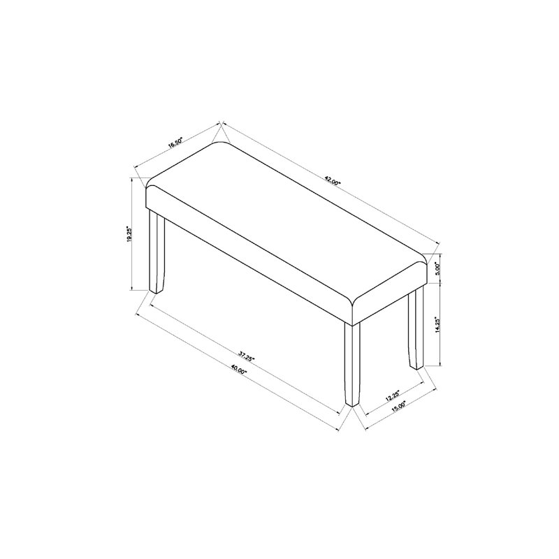 Ensemble de salle à manger 6 pièces avec table rectangulaire en marbre et chaises rembourrées