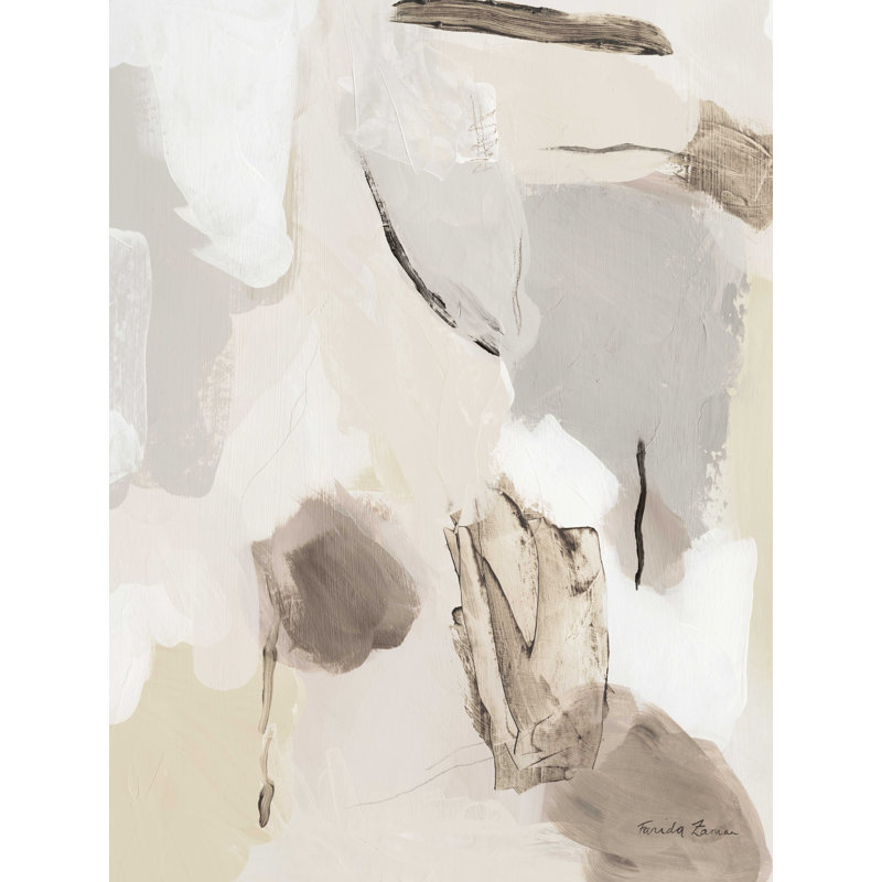 Mute II - peinture sur toile tendue, H 32 po x l 24 po