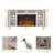 Iyes 70"W Media Console TV Stand for TVs up to 78" with Electric Fireplace Included-555303188