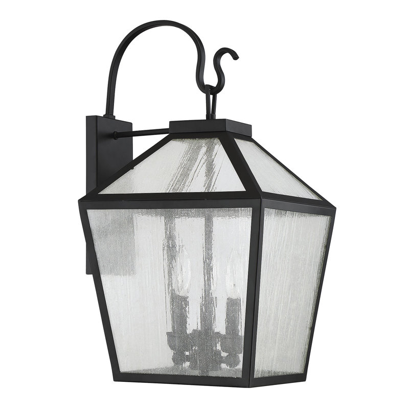 Lanterne murale d'extérieur 3 lumières Ricardo, H 23,5 po x l 12 po x P 12 po