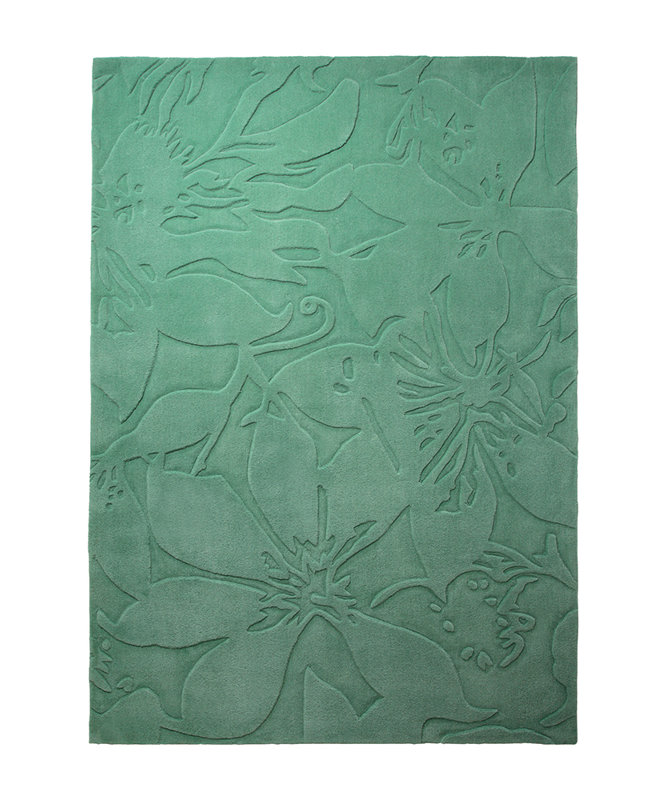 Lily Floral Hand Woven Area Rug, 70 x 140cm