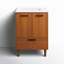 Baldwin 24'' Single Bathroom Vanity with Engineered Marble Top-637265025